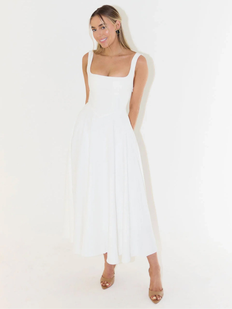 Lucinda Crimson Evening Dress