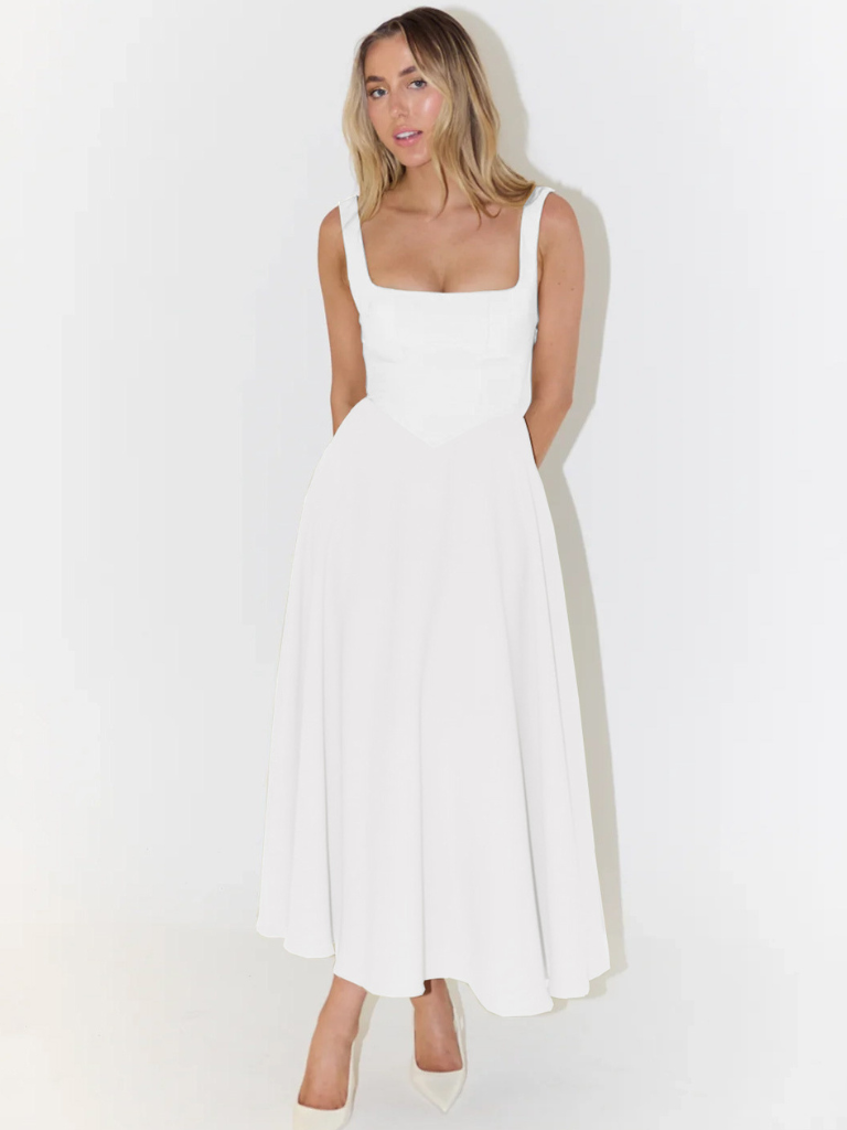 Lucinda Crimson Evening Dress