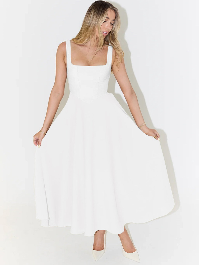 Lucinda Crimson Evening Dress