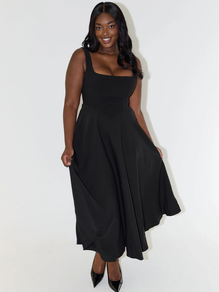 Lucinda Crimson Evening Dress