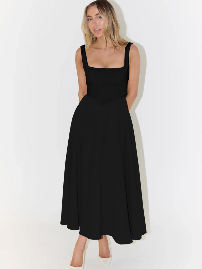 Lucinda Crimson Evening Dress