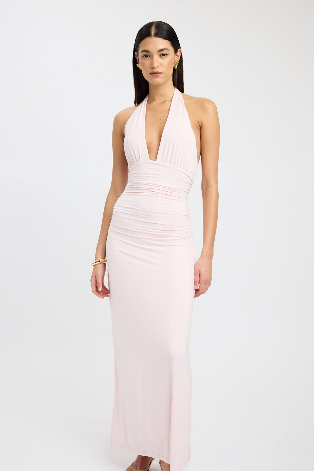 Estella Neckholder-Maxikleid