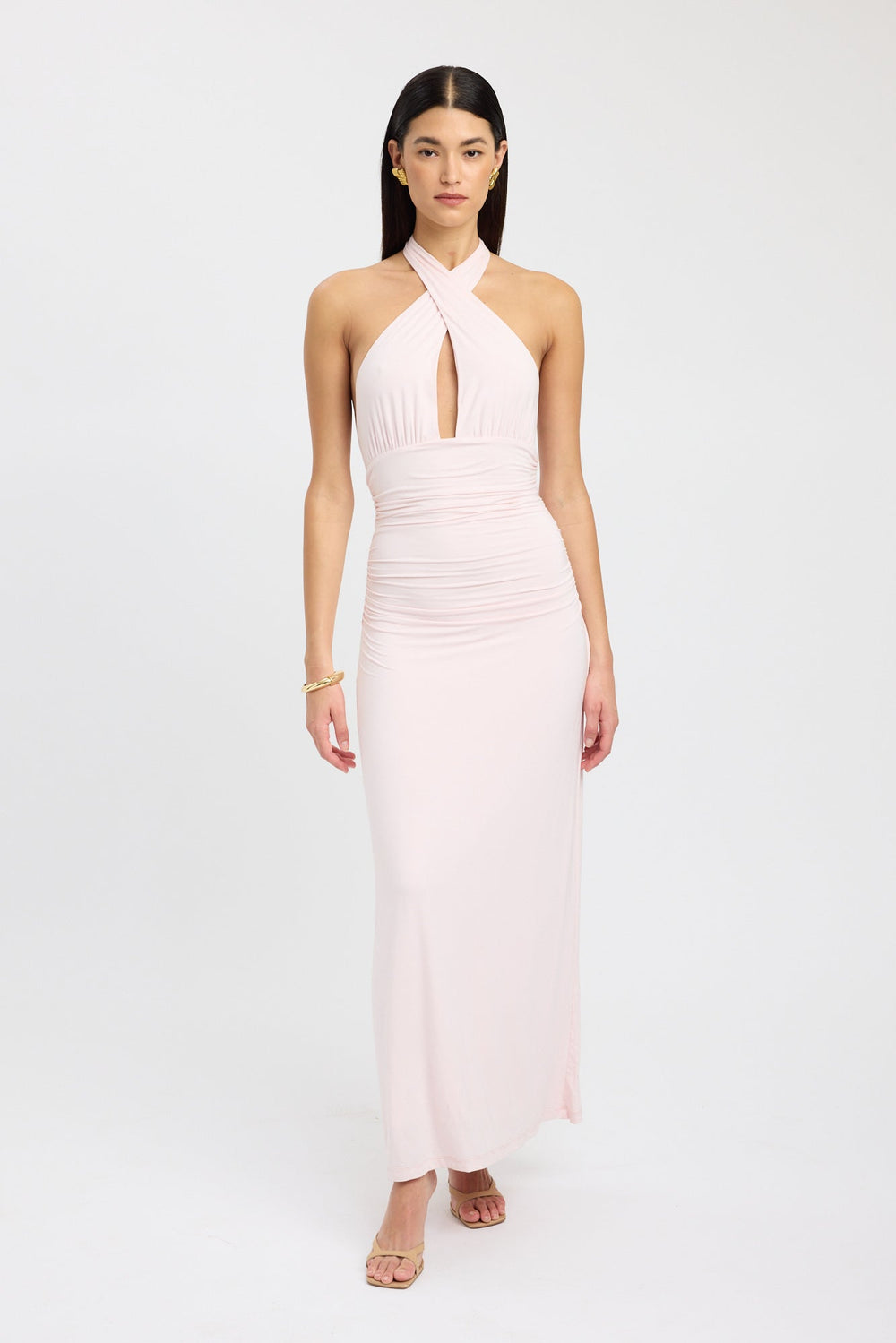 Estella Neckholder-Maxikleid