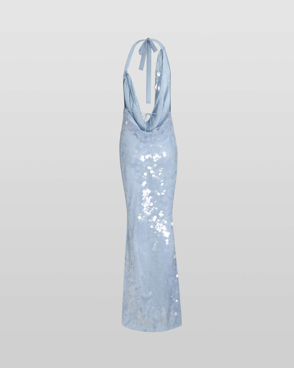 Naline Sequin Halter Maxi Dress