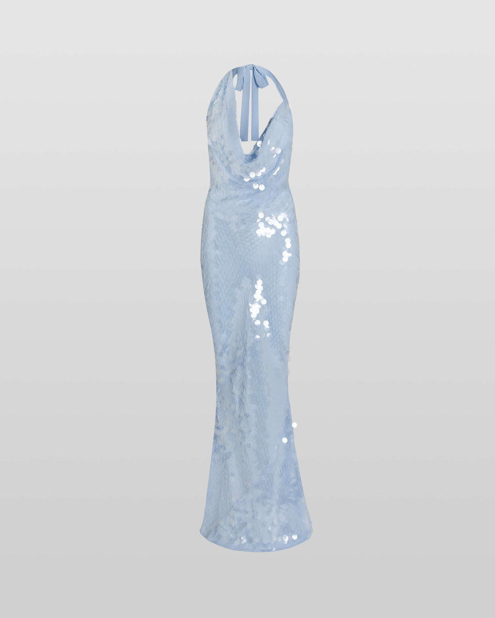 Naline Sequin Halter Maxi Dress