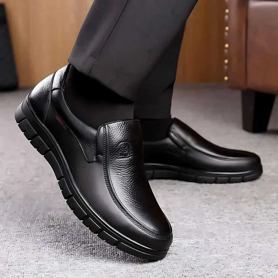 Marco Lace Detail Slip-On Classic Formal Dress Shoes