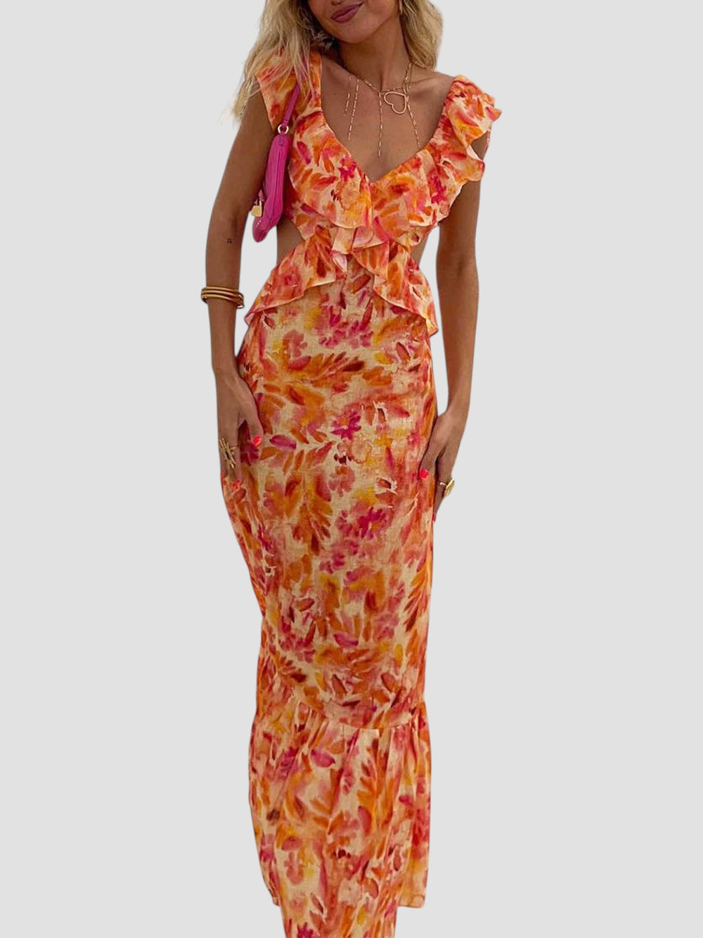 Isabella Ruffle Dress