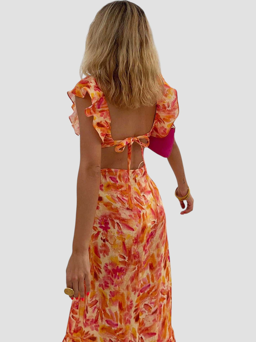 Isabella Ruffle Dress