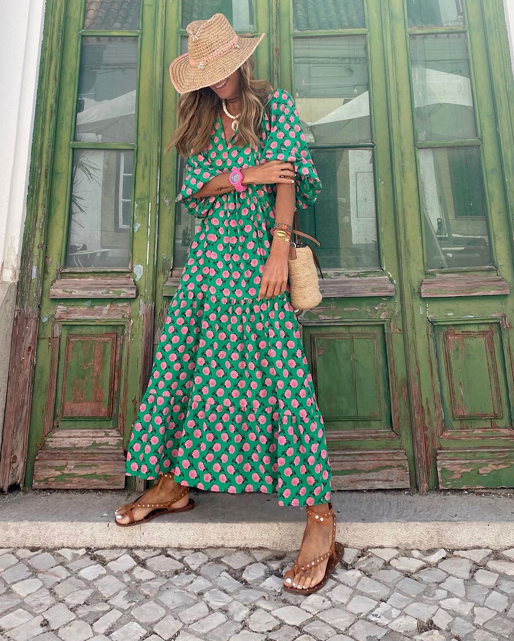 Fleur Boho Maxi Dress