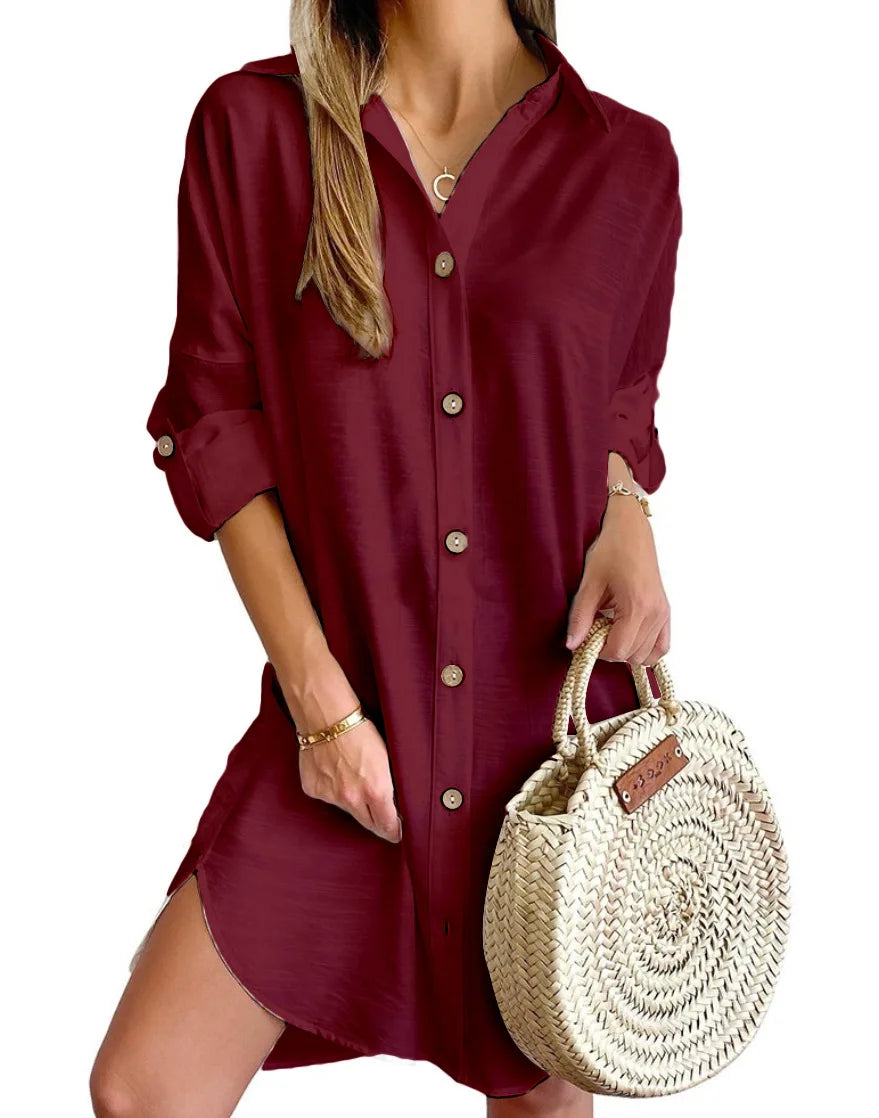 Sarah Timeless Chic Shirt Dress