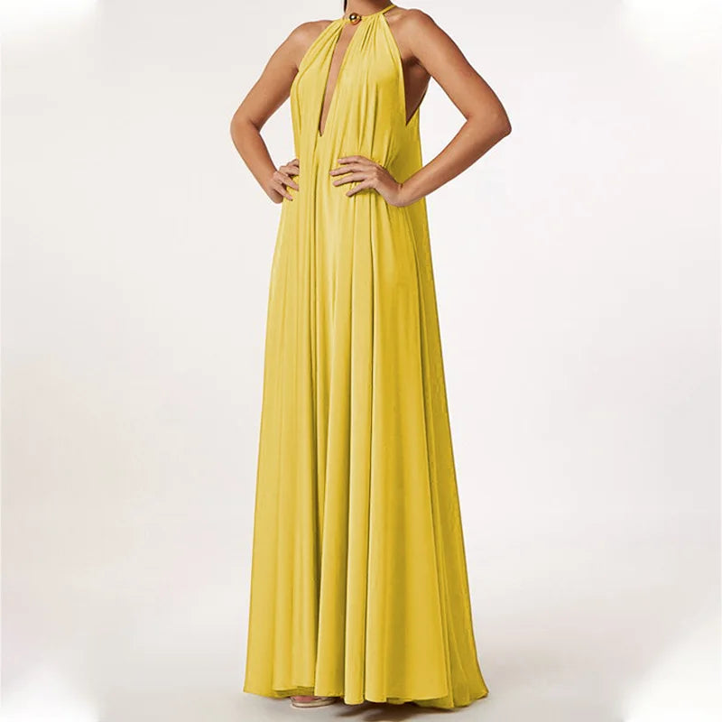 Elsa Beautiful Summer Maxi Dress