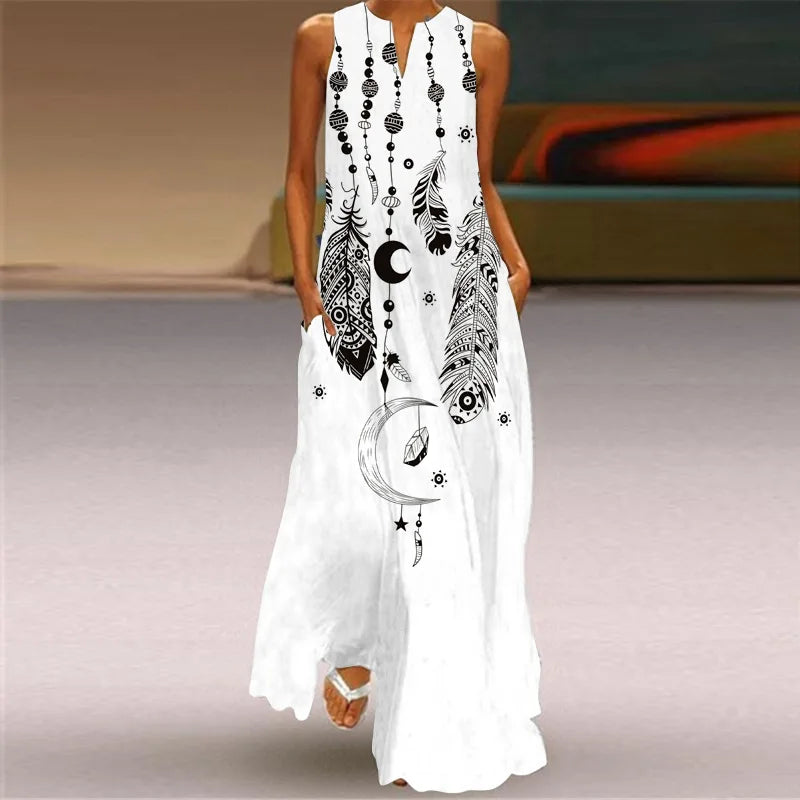 Aurelia Butterfly Floral A-Line Dress