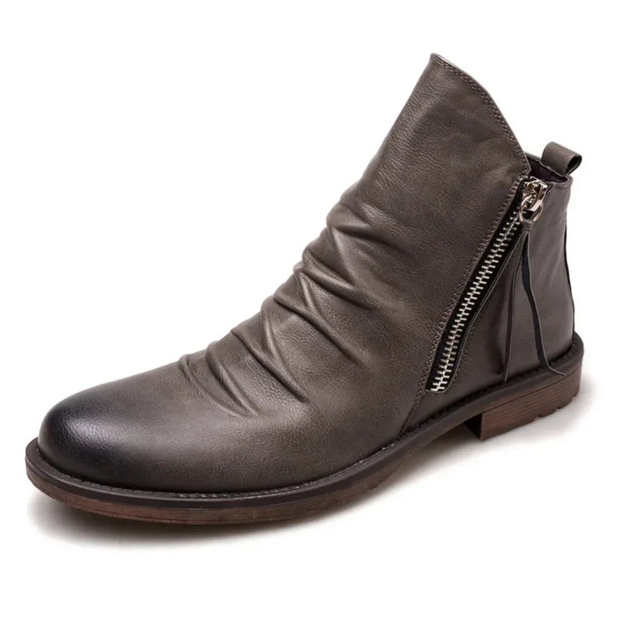 Ontario Faux Leather Non-Slip Casual Chelsea Boots
