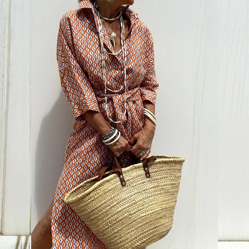 Colbie Casual Button-Down Shirt Dress