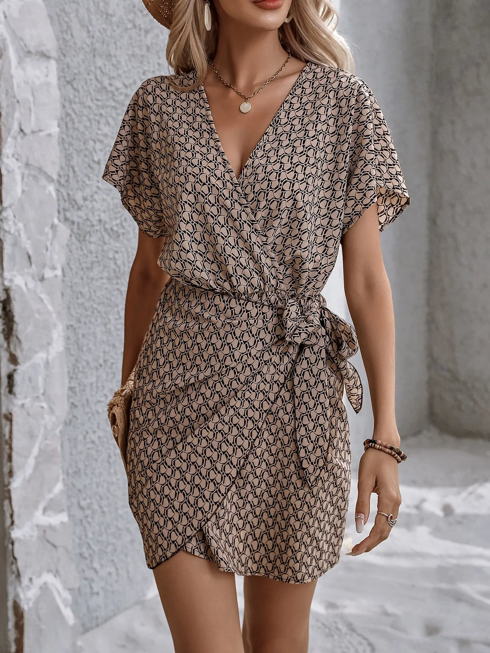 Selena Elegant V-Neck Dress