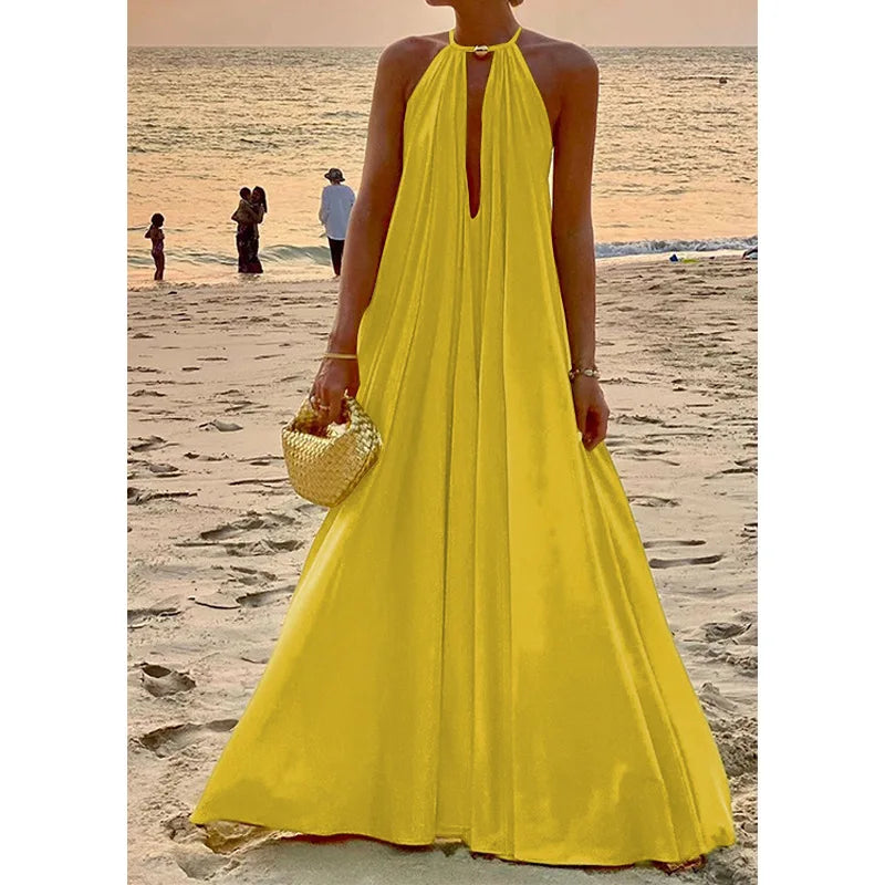 Elsa Beautiful Summer Maxi Dress