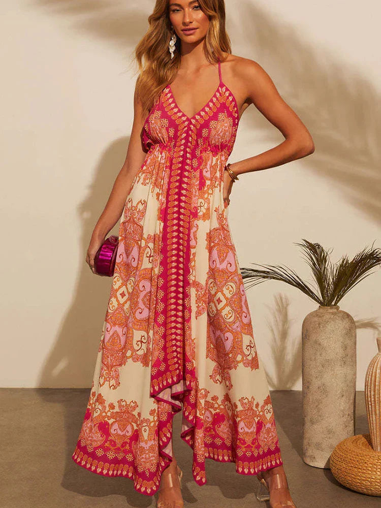 Valeria Boho Maxi Dress