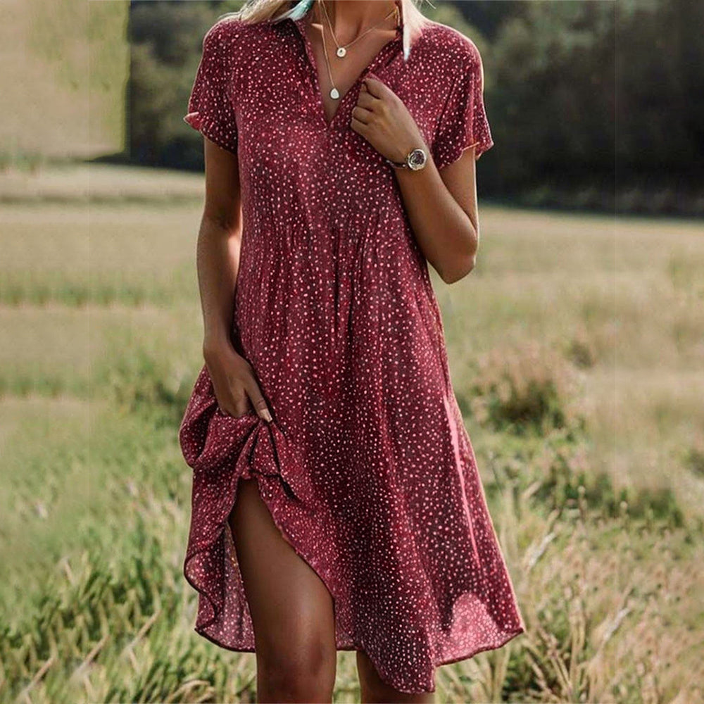Ellie Printed Midi Dress