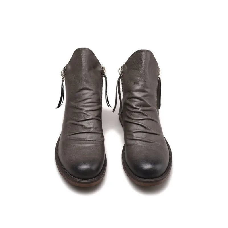 Ontario Faux Leather Non-Slip Casual Chelsea Boots