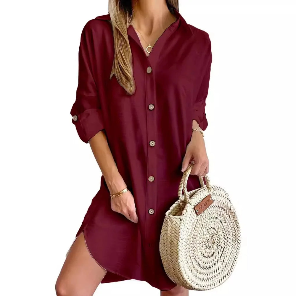 Sarah Timeless Chic Shirt Dress