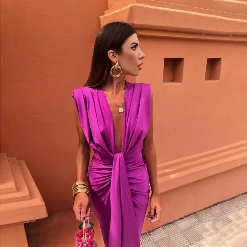 Serena Cut-Out Detail Midi Dress