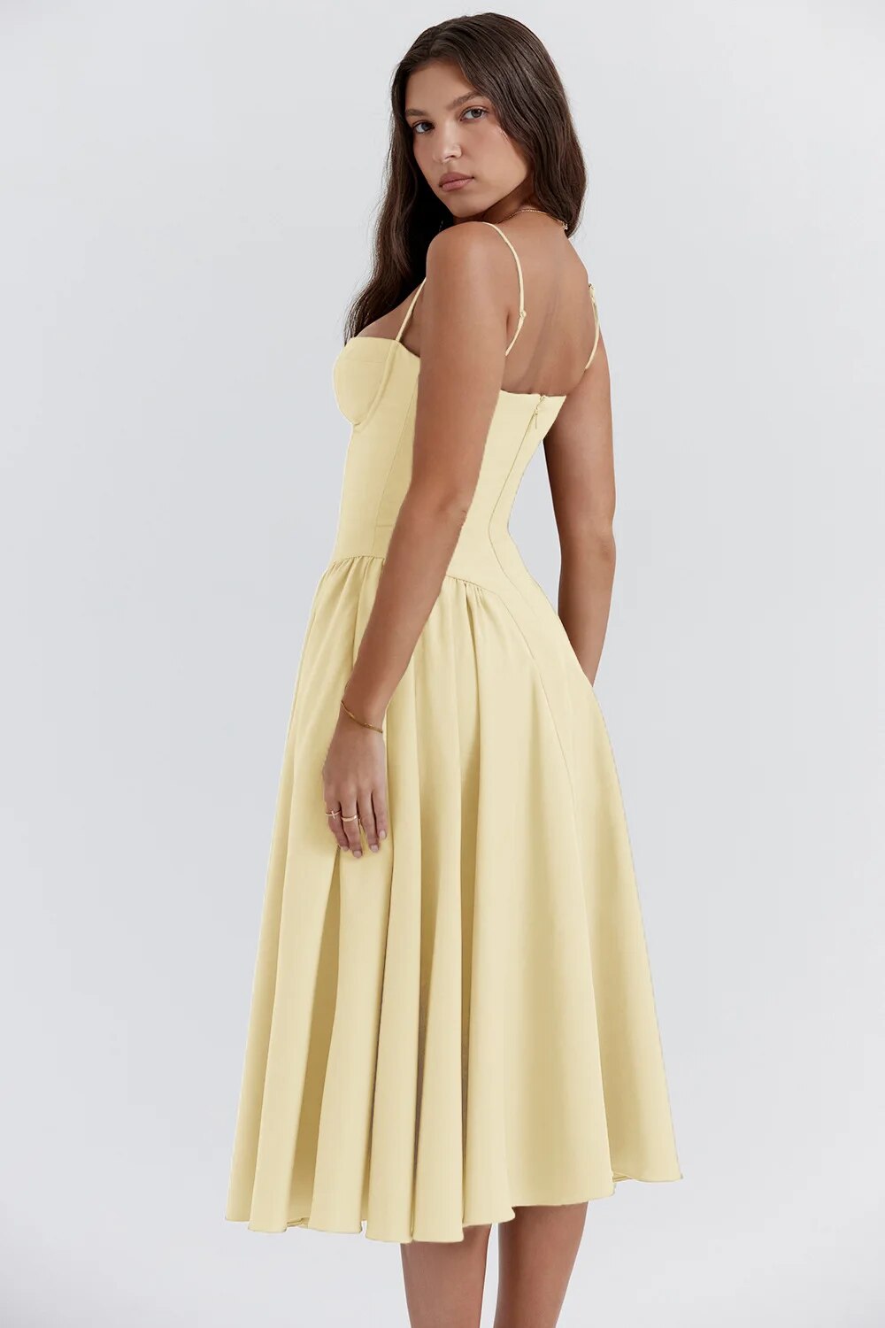 Michaela Sleeveless Midi Dress