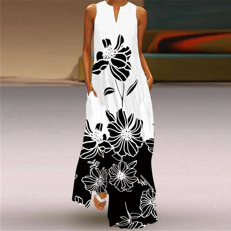 Aurelia Butterfly Floral A-Line Dress