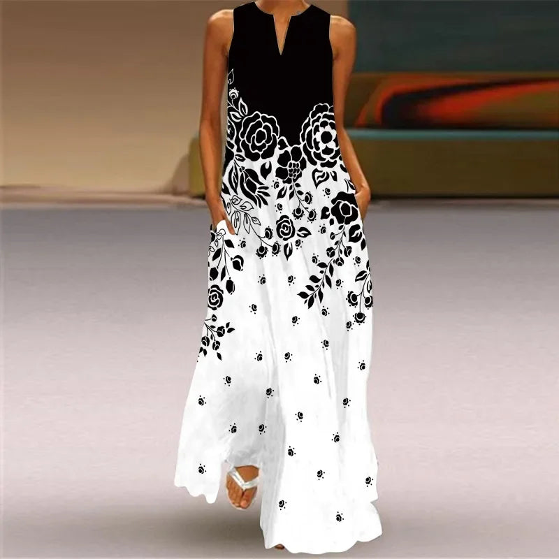 Aurelia Butterfly Floral A-Line Dress
