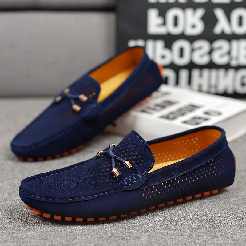 Miro Perforated Leather Loafer