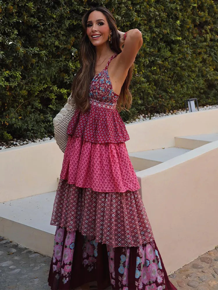 Mona Floral Maxi Dress