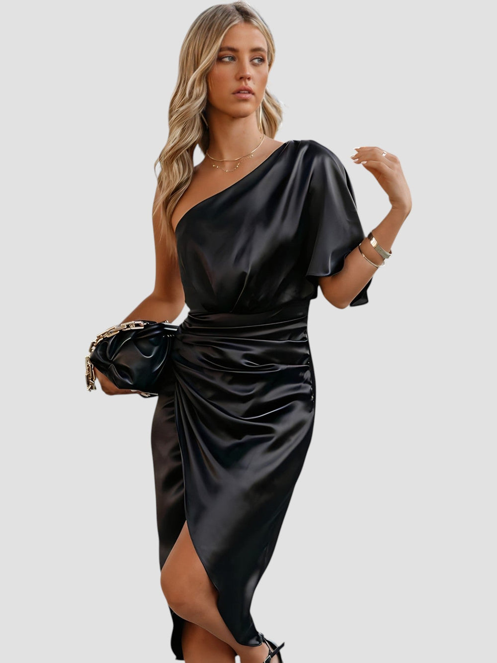 Natascia One-Shoulder Dress