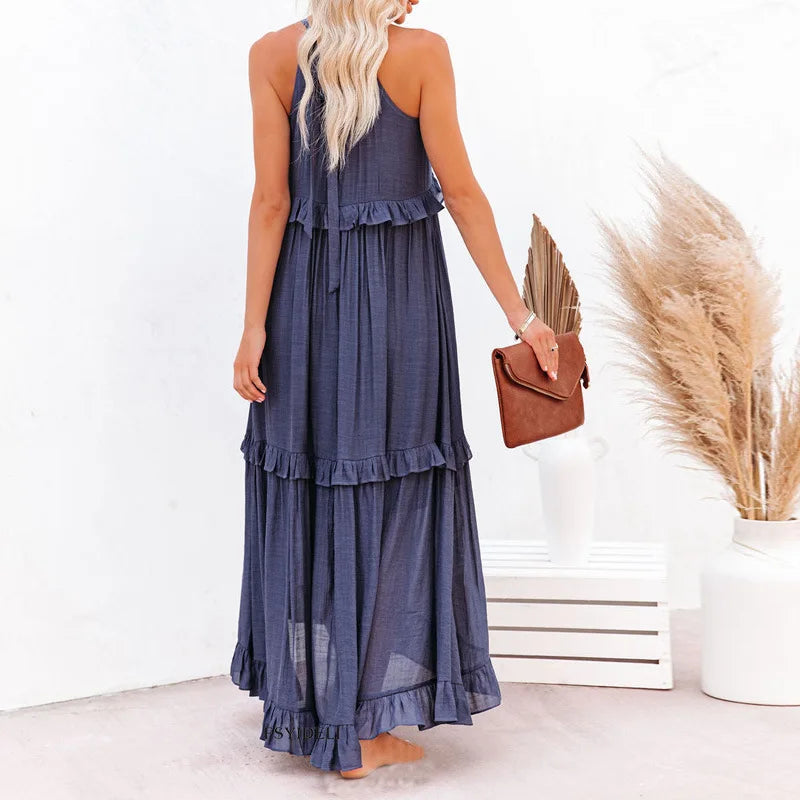 Sarah Maxi Dress Halter