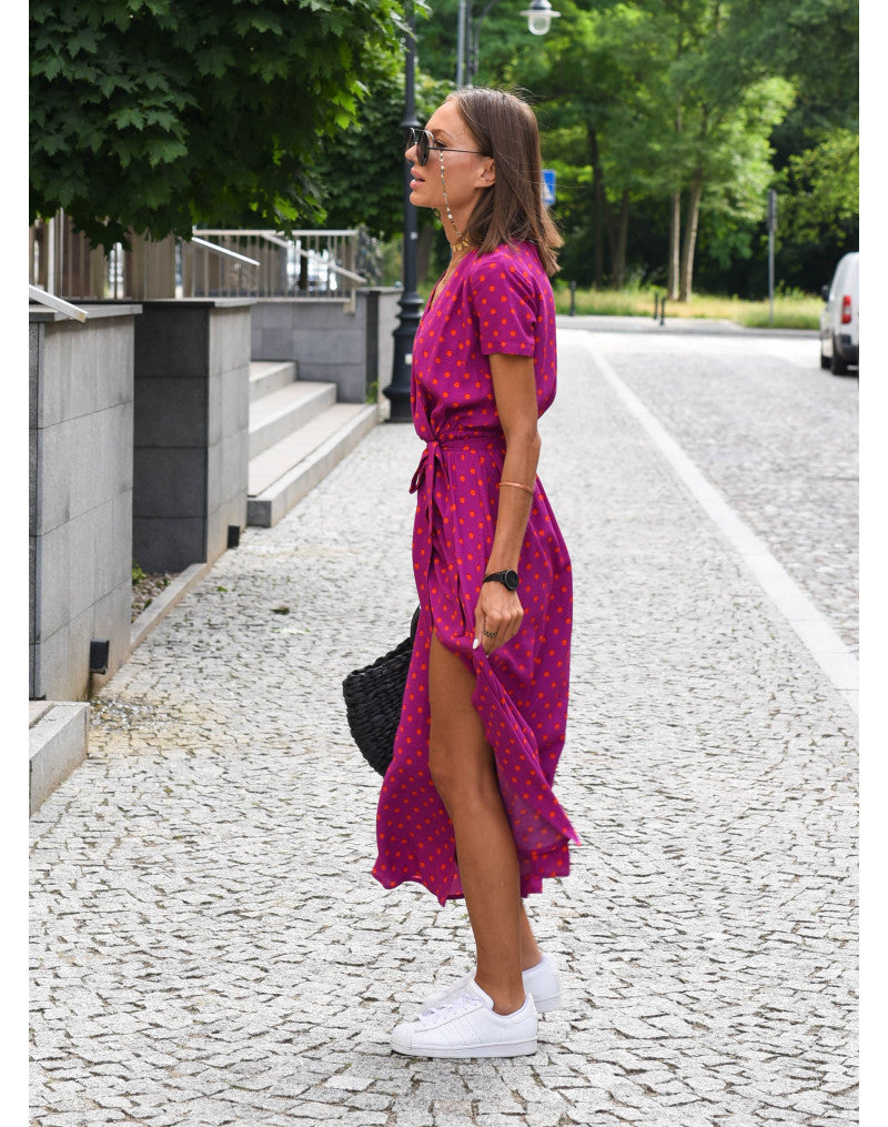 Nadia Print Elegant Dress