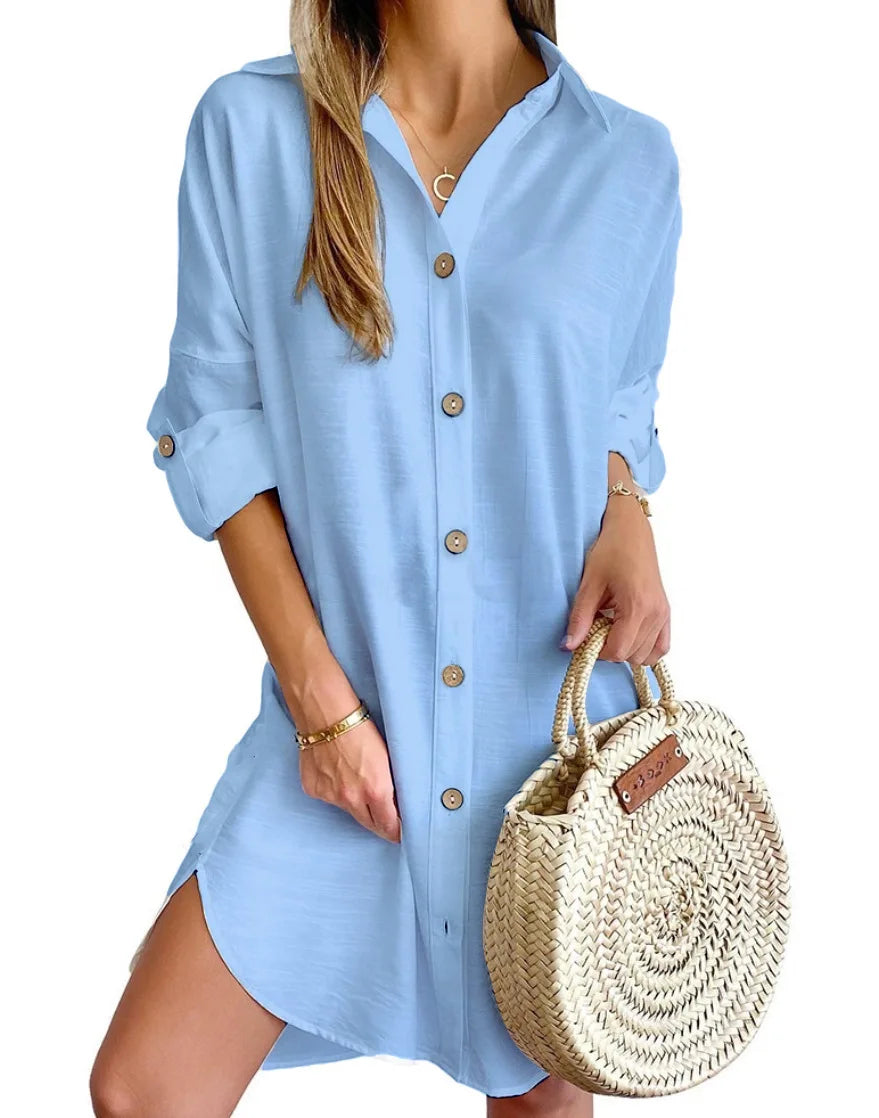 Sarah Timeless Chic Shirt Dress