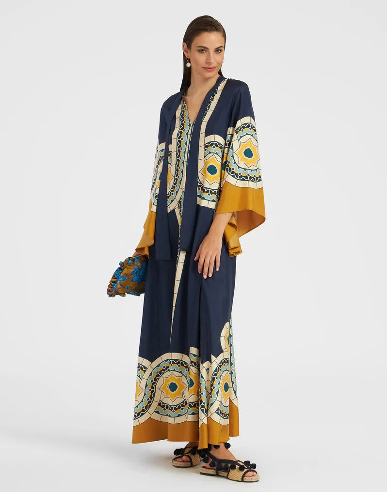 Sculpted Elegance Floral Maxi Dress