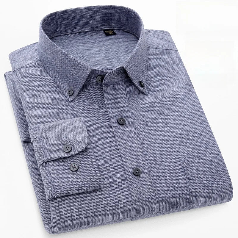 Peter Classic Cotton-Blend Plaid Shirt for Everyday