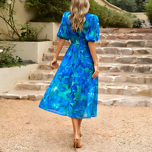 Leona Elegant Midi Dress