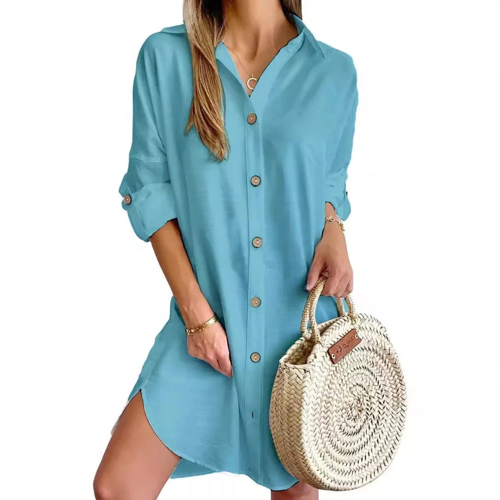 Sarah Timeless Chic Shirt Dress
