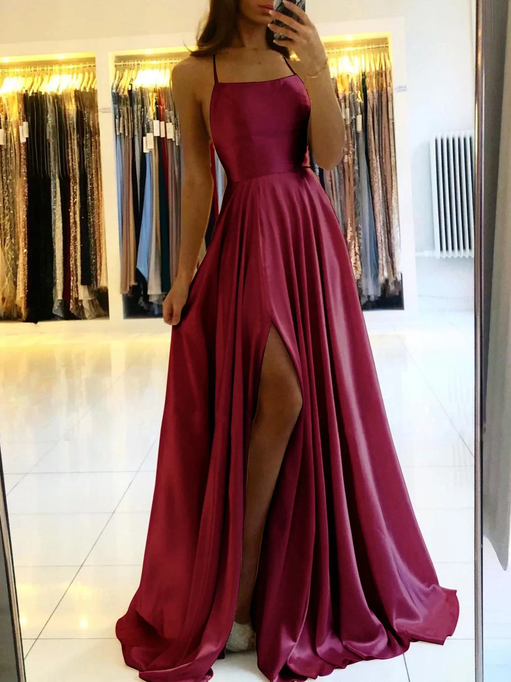 Elena Dress Satin
