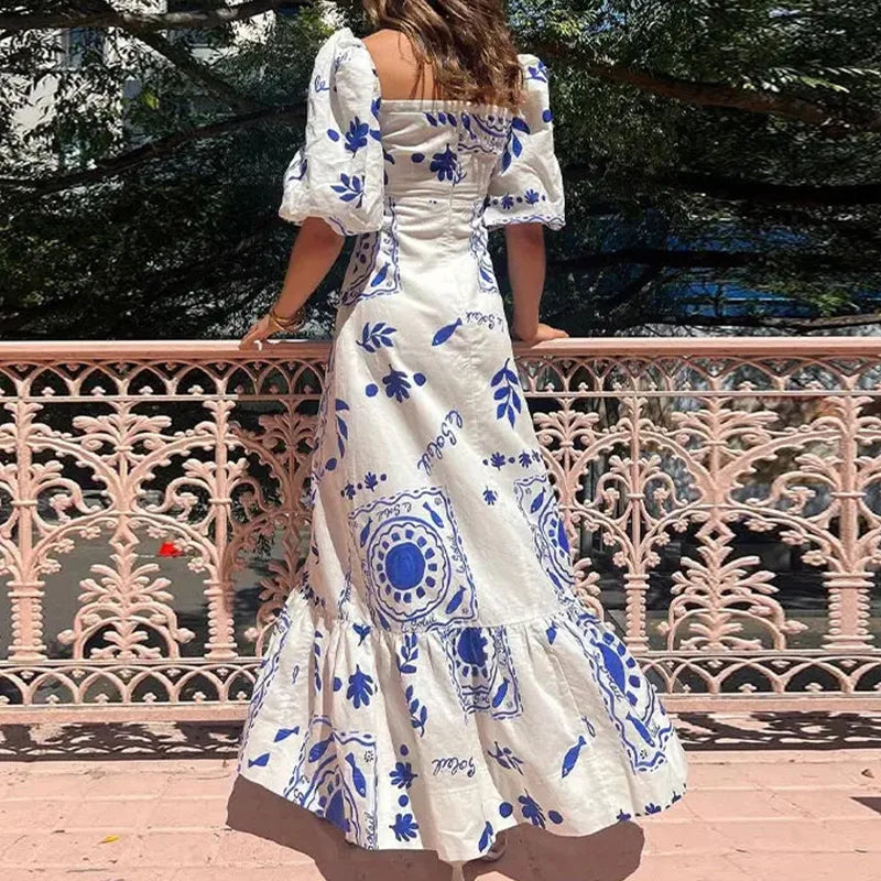 Elara Falten Maxikleid Dress