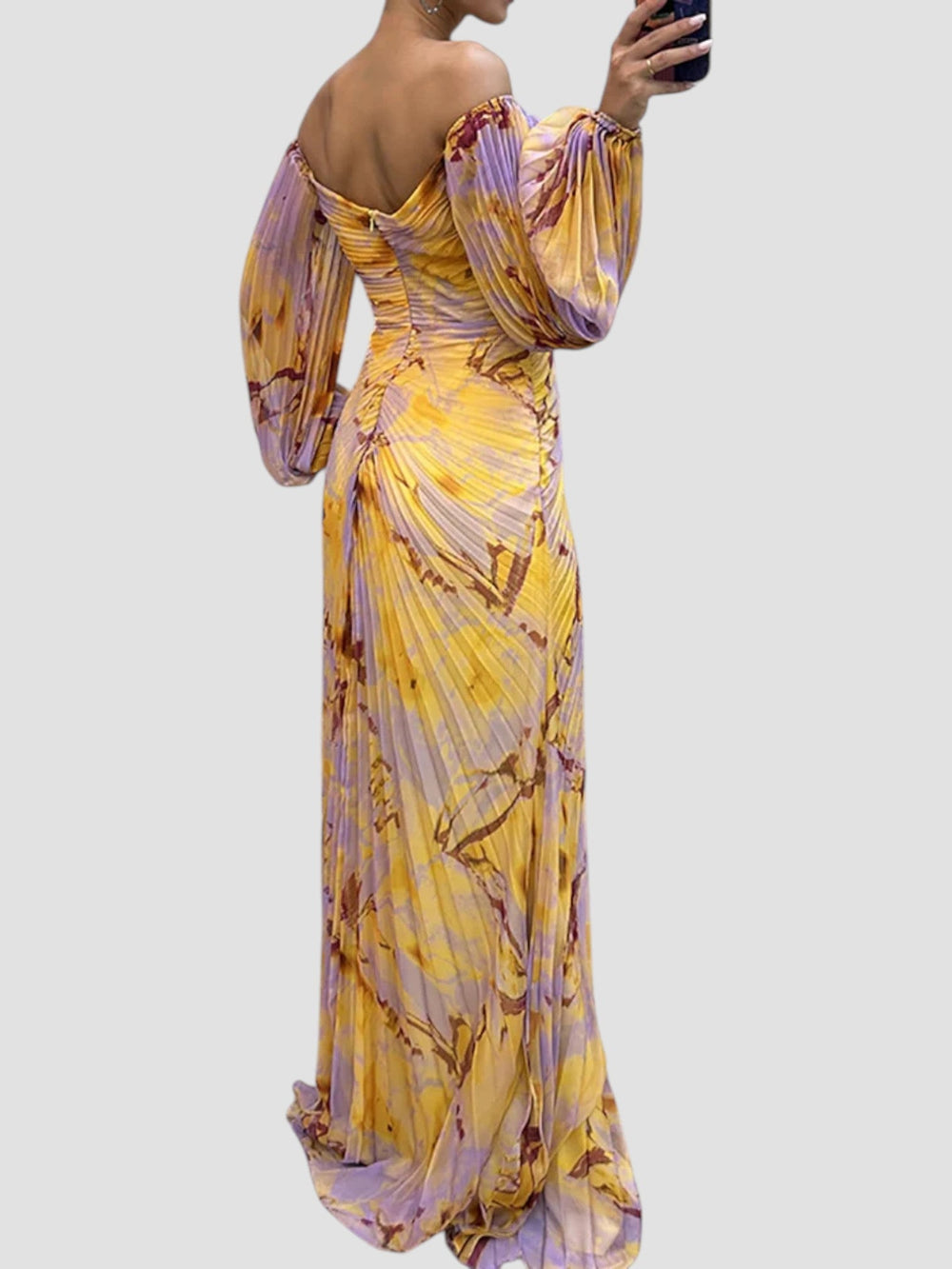 Corinne Pleated Dress