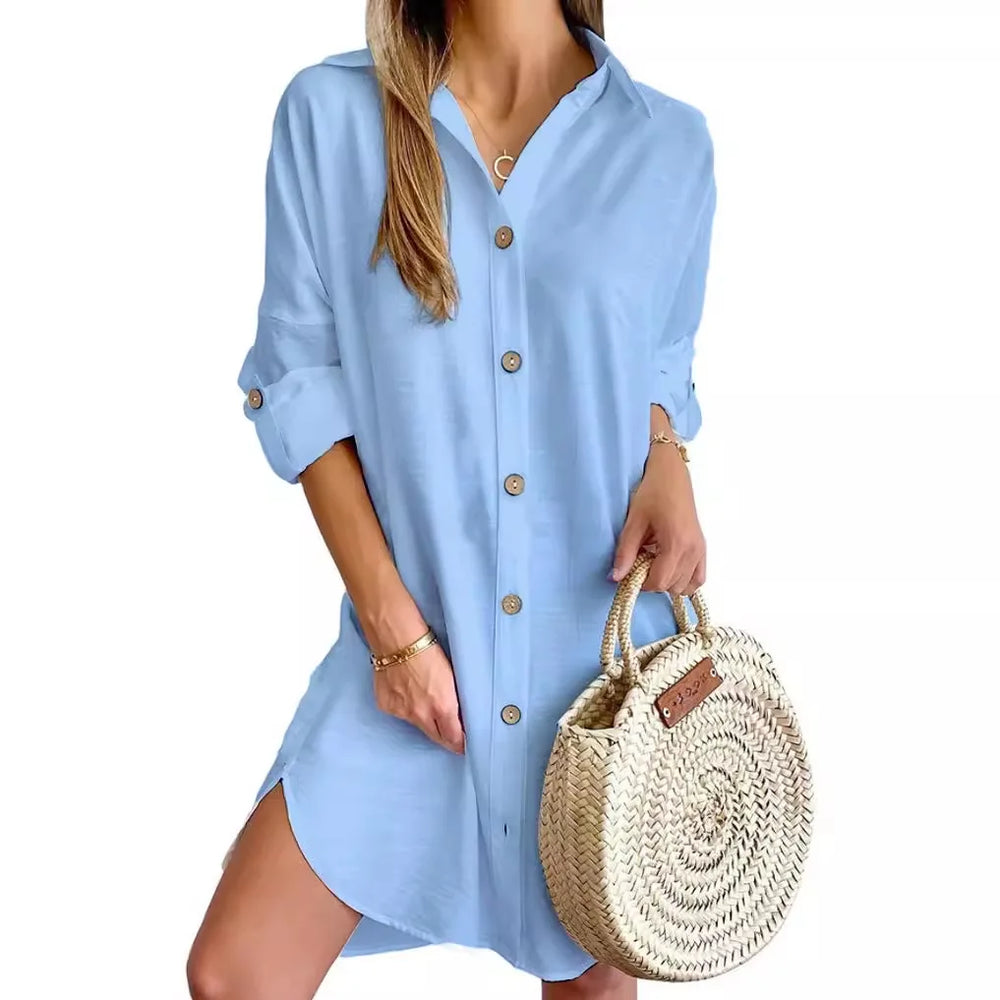 Sarah Timeless Chic Shirt Dress