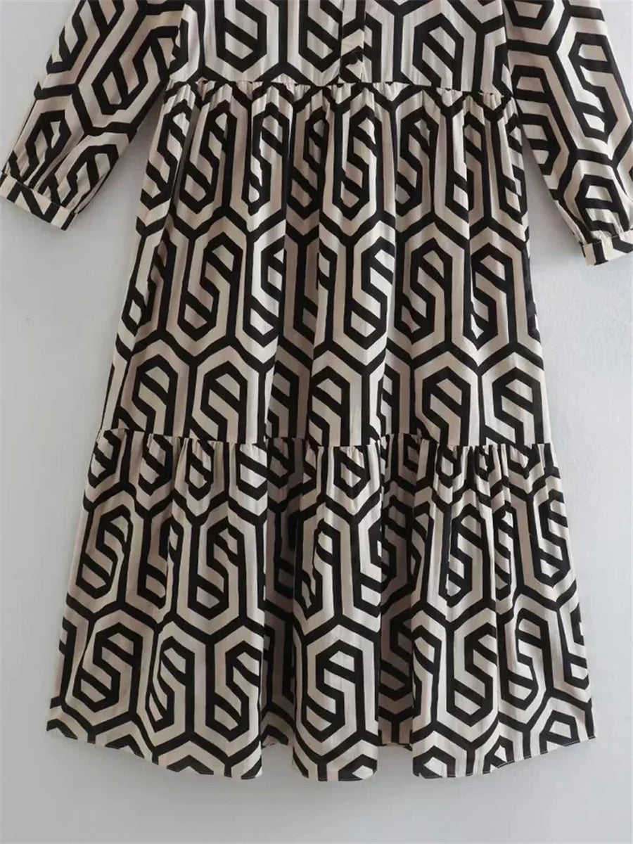 Thalia long sleeve Hemdblusenkleid Dress