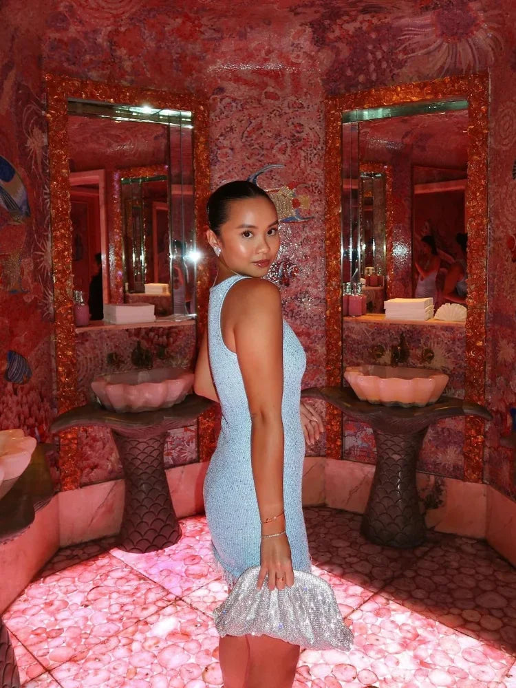 Cassandra Sequin Mini Dress