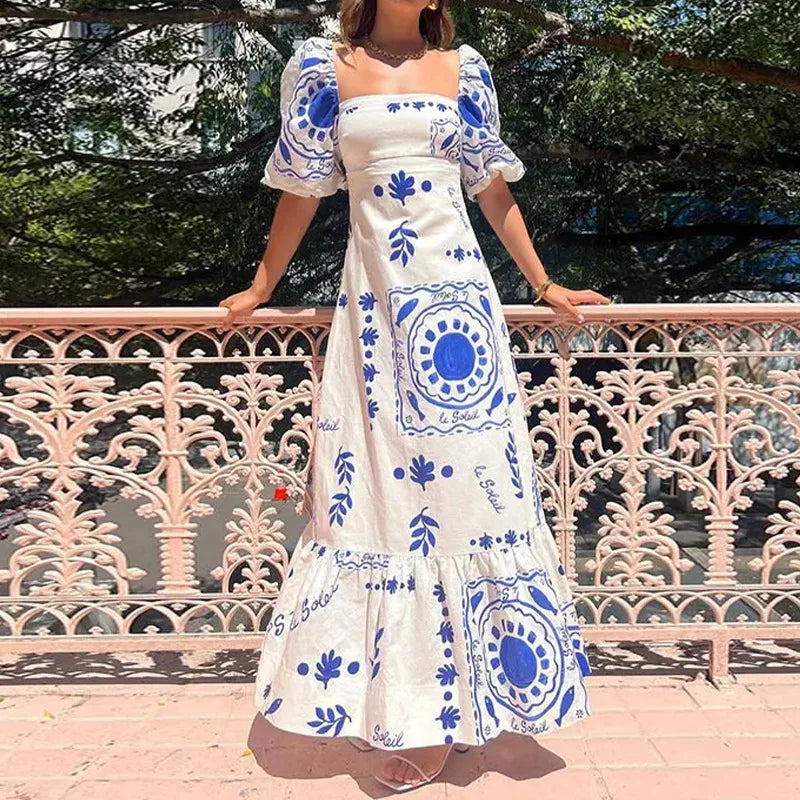 Elara Falten Maxikleid Dress