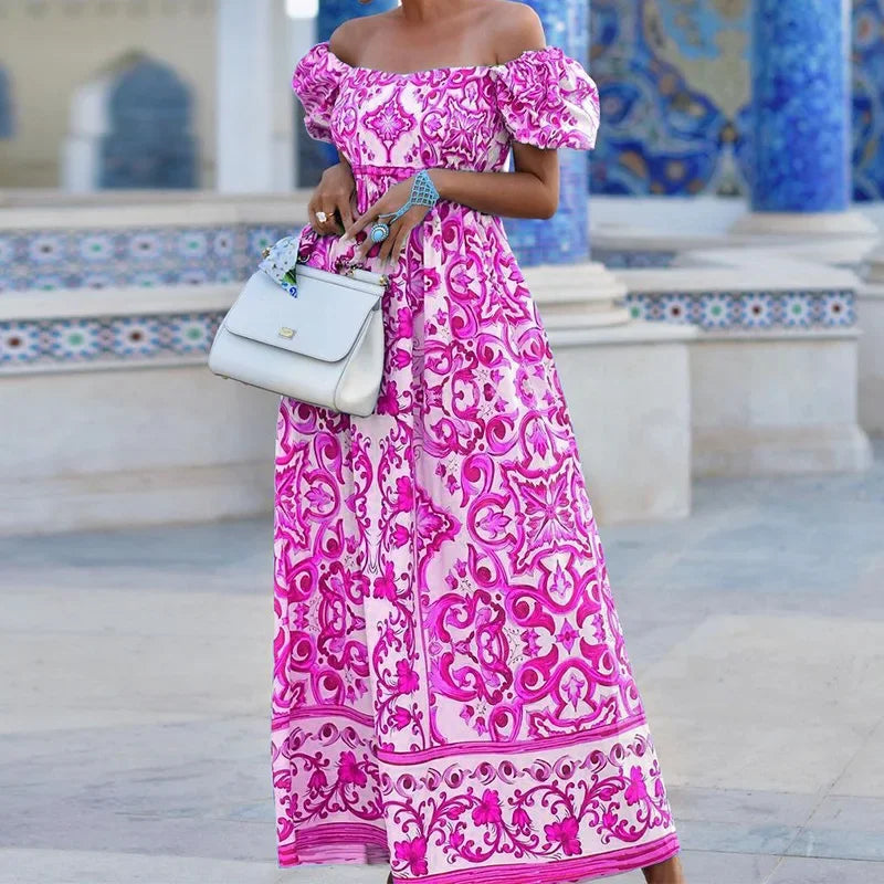 Isla Off-Shoulder Maxikleid Dress