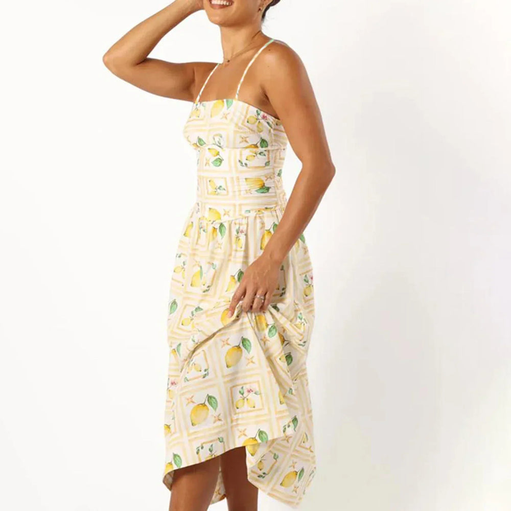 Maxi Lemon Dress