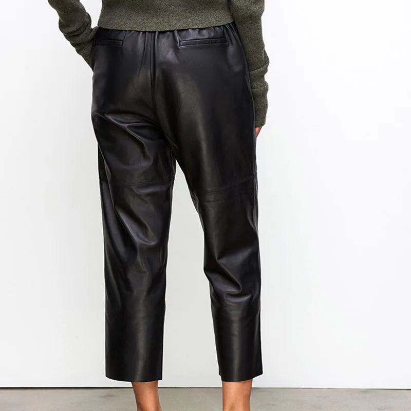 Ylvara Lederpants Im Harem-stil