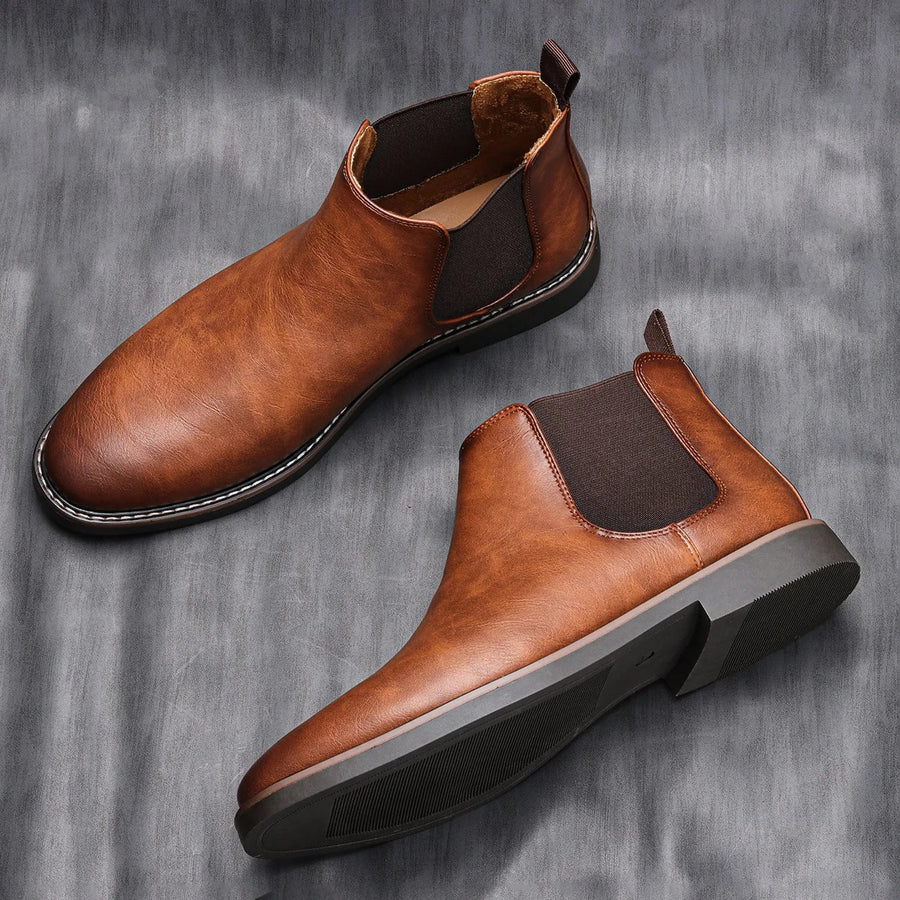 Locatelli California Elastic Side Panel Ankle Boots