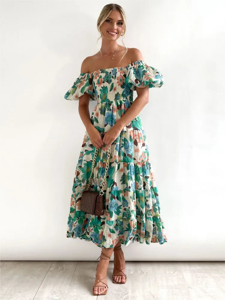 Celeste Maxi Dress Off-Shoulder